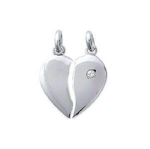 【送料無料】アクセサリー　ネックレス　シルバーコミュニケーションペンダントciondolo cuore da condividere amante argento comunicazione nuovo 15,606円