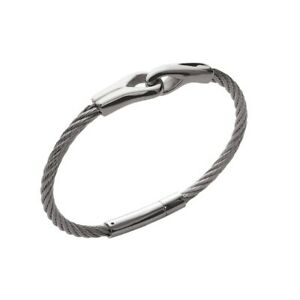 【送料無料】アクセサリー　ネックレス　ブレスレットkbc bracelet mixte jonc cble acier inoxydable cordage entrelac