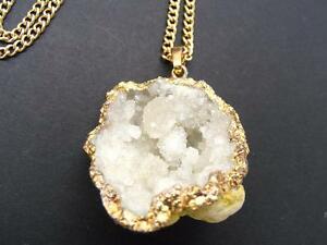 【送料無料】アクセサリー　ネックレス　ゴールドネックレスゴールデンペンダントカラーゴールドpanacea unico dorato oro per scollature drusa collana con ciondolo color oro