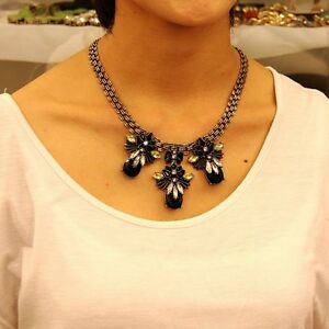 【送料無料】アクセサリー　ネックレス　ネックレスクリアドロップモダンcollana ape verde chiaro scuro goccia moderno originale sera matrimonio jcr 16