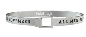 【送料無料】アクセサリー　ネックレス　スチールカフシンボルbracciale kidult uomo symbols in acciaio 316l 731386 novembre