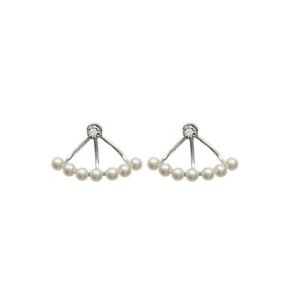 【送料無料】アクセサリー　ネックレス　アルジェントkbc boucles doreilles sous lobe clous argent 925 rhodi perles 2mm