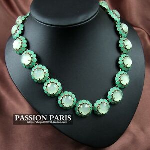 【送料無料】アクセサリー　ネックレス　ミントグリーンイエローラウンドcollare da donna verde menta tondo giallo mezzo perla originale sera matrimonio