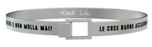 【送料無料】アクセサリー ネックレス スチールカフbracciale kidult uomo philosophy in acciaio 316l 731201 le cose buone