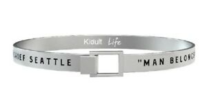 【送料無料】アクセサリー　ネックレス　スチールカフbracciale kidult uomo nature in acciaio 316l 731390 man belongs