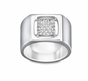 【送料無料】アクセサリー　ネックレス　スワロフスキークリスタルリングシルバークリアpennino swarovski tattica anello cristallo chiaro argento misura 52 6 55 7