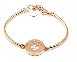 【送料無料】アクセサリー　ネックレス　カフスチールbracciale brosway chakra acciaio 316l rosato bhk49 quadrifoglio