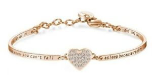 【送料無料】アクセサリー　ネックレス　カフスチールbracciale brosway chakra acciaio 316l ros bhk151 cuore