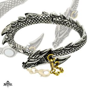 【送料無料】アクセサリー　ネックレス　ゴシックスネークドラゴンブレスレットautentico ufficiale amp; alchemy gothic alternative serpente drago esca braccialetto
