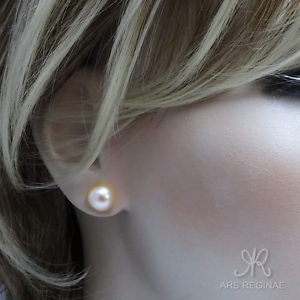 【送料無料】アクセサリー　ネックレス　ソフトミリアプリコットピンクイヤリングコインｋゴールドmorbide amp; femmina 10mm sc perle albicocca rosa orecchini a bottone ygf 14k oro 585｜hokushin 16,485円