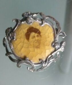 【送料無料】アクセサリー　ネックレス　アールデコアールヌーボーアルジェントbroche ancienne art dco art nouveau en argent