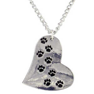【貨物輸送無料】付属物 頸飾り セントジャスティンピュータープリントハートペンダントst justin peltropaw print cuore ciondolo ネックレス・ペンダント-男女兼用アクセサリー