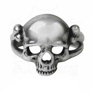 【貨物輸送無料】付属物 頸飾り リングゴシックメモリダークring bague alchemy gothic memoria mortalis skull bones crne OS gothique dark 男女兼用アクセサリー-ジュエリー・アクセサリー