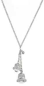 【貨物輸送無料】付属物 頸飾り ステンレススチールシルバーホワイトドンネックレスmorellato donna collana インチ acciaio inox argentobianco din don sti18 男女兼用アクセサリー-ジュエリー・アクセサリー-ネックレス・ペンダント