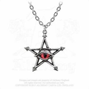 【貨物輸送無料】付属物 頸飾り イングランドネックレスペンダントalchemy england rosso maledizione occhio pentagramma p805 collana e pendente 男女兼用アクセサリー-ジュエリー・アクセサリー-ネックレス・ペンダント