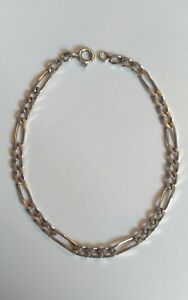 【貨物輸送無料】付属物 頸飾り ブレスレットアルジェントマッシフbracelet argent massif maille alterne 13 ジュエリー・アクセサリー-男女兼用アクセサリー-ネックレス・ペンダント