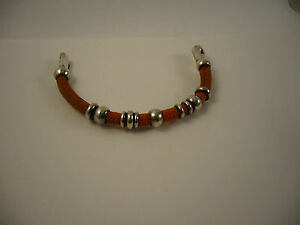 【貨物輸送無料】付属物 頸飾り ドデプラタpulsera de cuerda, remaches de plata ネックレス・ペンダント-男女兼用アクセサリー-ジュエリー・アクセサリー