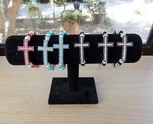 【貨物輸送無料】付属物 頸飾り ブレスレットオリジンルルドヌフbracelet religieux perles et croix origine lourdes  neuf  plusieurs couleurs ネックレス・ペンダント-ジュエリー・アクセサリー-男女兼用アクセサリー