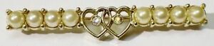 【貨物輸送無料】付属物 頸飾り レトロバークリスタルbroche bijou rtro couleur or barrette perles blanches cristal boralis * 5219 ジュエリー・アクセサリー-男女兼用アクセサリー