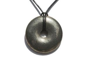 【貨物輸送無料】付属物 頸飾り ドーナツシノワdonut ou pi chinois pyrite 4糎 ネックレス・ペンダント-ジュエリー・アクセサリー