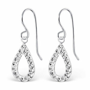 【貨物輸送無料】付属物 頸飾り トレーラースターリングシルバーイヤリングフォームイヤリングorecchini lacrime forma argento 925 orecchini 地方検事 donna donne sporgente rimorchio sterling ネックレス・ペンダント-男女兼用アクセサリー