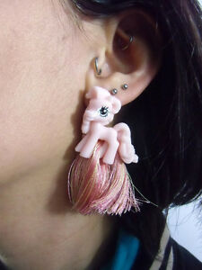 【貨物輸送無料】付属物 頸飾り プチスキンカワイイバラboucles doreilles originales petit poney rose cartoon cute kawaii plastique ジュエリー・アクセサリー-ネックレス・ペンダント
