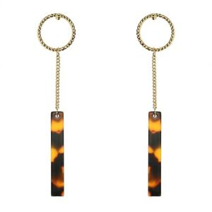 【貨物輸送無料】付属物 頸飾り ファッションヒョウセルロースイヤリングjassy fashion leopard print cellulose acetate earrings ネックレス・ペンダント-ジュエリー・アクセサリー-男女兼用アクセサリー