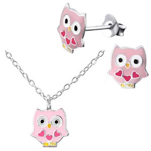 【貨物輸送無料】付属物 頸飾り ネックレスセットスターリングシルバーコインイヤリングorecchini インチ 925er argento sterling a bottone per bambini e collana im set 地方検事 2 ジュエリー・アクセサリー-男女兼用アクセサリー-ネックレス・ペンダント