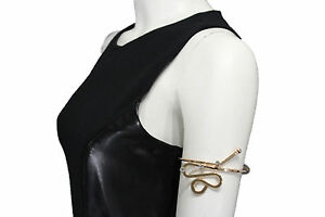 【貨物輸送無料】付属物 頸飾り ゴールドメタルヘムアームカフdonna metallo oro polsino alto braccio bracciale ジュエリー・アクセサリー-ネックレス・ペンダント