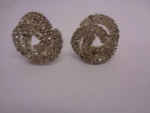 【貨物輸送無料】付属物 頸飾り ナッツダブルビンテージイヤリングクリップvintage orecchini a clip strass doppio knott festa matrimonio prom festival ネックレス・ペンダント-男女兼用アクセサリー-ジュエリー・アクセサリー