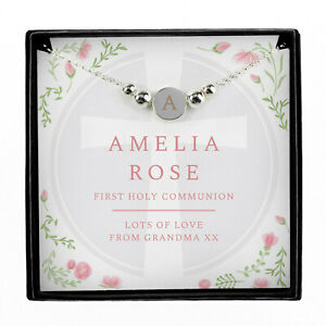 【送料無料】アクセサリー　ネックレス　カフカスタムボックスbracciale religioso personalizzato amp; box 1st prima comunione idea regalo