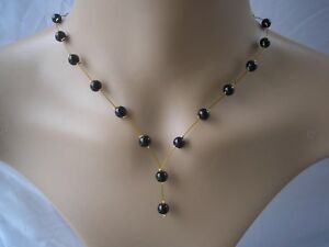 【貨物輸送無料】付属物 頸飾り ゴールドネックレスワイヤードロップネックレス40a collana di perle a goccia インチ oro collane filo per le donne spose damigelle regalo ジュエリー・アクセサリー-男女兼用アクセサリー-ネックレス・ペンダント