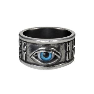 【貨物輸送無料】付属物 頸飾り ゴシックピューターリングブランドalchemy gothic ouija occhio peltro anello nuovo di zecca ジュエリー・アクセサリー-男女兼用アクセサリー-ネックレス・ペンダント