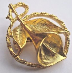 【貨物輸送無料】付属物 頸飾り ビンテージリリーフbroche couleur or bijou vintage fleur arum en relief finement ralis 3067 男女兼用アクセサリー-ネックレス・ペンダント