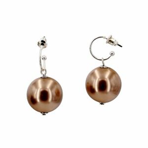 【貨物輸送無料】付属物 頸飾り イヤリングシルバーピンパールライトピンクorecchini a perno argentato piccolo creolo grandi perla 18粍 rosa leggero qd1 ネックレス・ペンダント-男女兼用アクセサリー