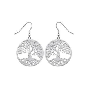 【貨物輸送無料】付属物 頸飾り ロンドkbc  boucles doreilles acier inoxydable mdaille ronde arbre de vie 30粍 男女兼用アクセサリー-ジュエリー・アクセサリー-ネックレス・ペンダント