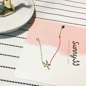 【貨物輸送無料】付属物 頸飾り ブレスレットエンドスターリングシルバーbraccialetto fine placcato argento sterling 925 o oro 18k con cervo 男女兼用アクセサリー-ネックレス・ペンダント-ジュエリー・アクセサリー