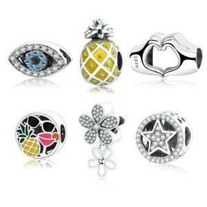 【送料無料】アクセサリー ネックレス スターフラワービーズスターリングシルバーハンドカフdonna stelle perlina fiore argento sterling 925 mano bracciale cuore occhio gift