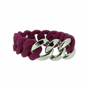 【貨物輸送無料】付属物 頸飾り オリジナルステンレススチールシリコンカフシルバーbracciale 地方検事 donna lega anseaticapopus originale インチ acciaio inox silicone melanzane argento 男女兼用アクセサリー-ネックレス・ペンダント-ジュエリー・アクセサリー