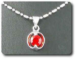 【貨物輸送無料】付属物 頸飾り ジルコニウムブランpendentif oxyde de zirconium  6 粍 plaqu or blanc 18 k  chaine 男女兼用アクセサリー-ジュエリー・アクセサリー-ネックレス・ペンダント