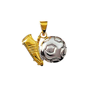 【貨物輸送無料】付属物 頸飾り バロンデフットプラークヌフpendentif ballon de foot plaque or neuf  24813213 ジュエリー・アクセサリー-男女兼用アクセサリー-ネックレス・ペンダント