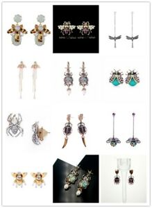 【送料無料】アクセサリー　ネックレス　トンボboucles doreilles insecte araigne abeille libellule coccinelle coloptres