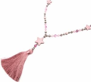 【貨物輸送無料】付属物 頸飾り トリプルcl2203f  sautoir collier perles brillantes avec triple etoiles effet marbre ネックレス・ペンダント-男女兼用アクセサリー-ジュエリー・アクセサリー