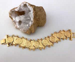 【貨物輸送無料】付属物 頸飾り カフコインceyrek tugra bracciale bileklik bilezik monete oro moneta 地方検事 22 ayar 一般医 altin kaplama 男女兼用アクセサリー-ジュエリー・アクセサリー-ネックレス・ペンダント