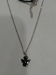 【貨物輸送無料】付属物 首飾り ビブロスペンダントネックレスシルバーbyblos collana  con ciondolo angelo, argento 925 , nuovo 6145