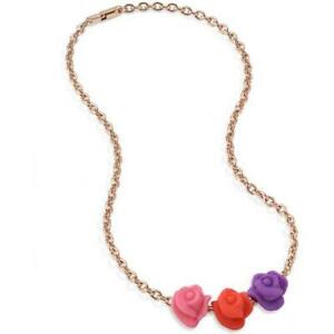 【貨物輸送無料】付属物 首飾り ネックレスピンクスチールペンダントmorellato colours ,collana acciaio rosa con ciondoli  sabz193 nuovo