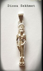 【貨物輸送無料】付属物 首飾り プラタプラタcolgante diosa egipcia ,sekhmet   silver plata 925ml, egipto plata 925m sekhmet
