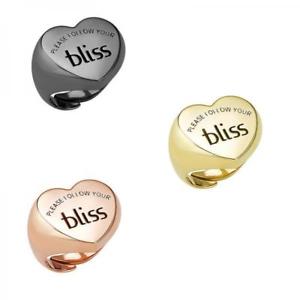 【貨物輸送無料】付属物 首飾り リングメッキゴールドanello donna bliss love cuore ottone gold dorato ros nero heart
