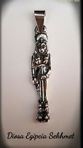 【貨物輸送無料】付属物 首飾り プラタプラタcolgante diosa egipcia ,sekhmet   silver plata 925ml, egipto plata 925m sekhmet