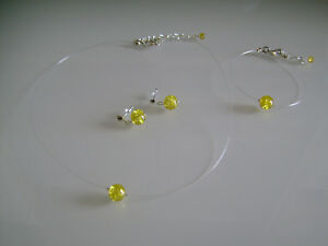 【貨物輸送無料】付属物 頸飾り ランファンコリアーブレスレットシェールparure enfantfemme jaune vif perle collier bracelet boucles crmonie pas cher 男女兼用アクセサリー-ジュエリー・アクセサリー-ネックレス・ペンダント